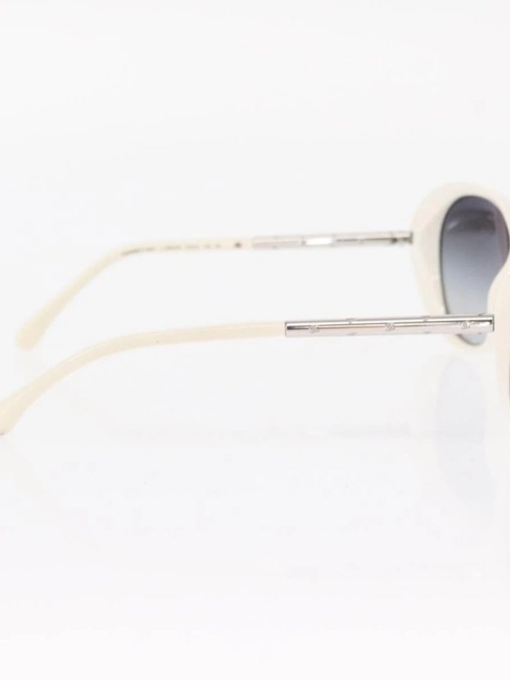 CHANEL Sunglasses plastic White CC Auth BA9081 - Picture 6 of 11
